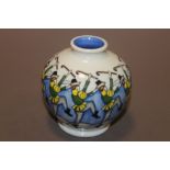 A MOORCROFT TEN LORDS A LEAPING VASE