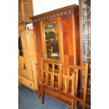 AN EARLY 20TH CENTURY MAHOGANY WARDROBE