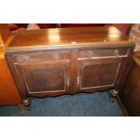 AN OAK SIDEBOARD CIRCA 1930 A/F