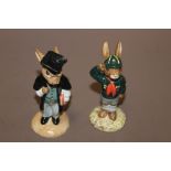 TWO BOXED ROYAL DOULTON BUNNYKINS FIGURES 'BE PREPARED BUNNYKINS' & 'SCHOOLMASTER BUNNYKINS'