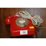 A RETRO RED TELEPHONE