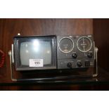 A CROWN PORTABLE TV / RADIO