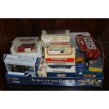 A COLLECTION OF BOXED TOY CARS TO INC CORGI, MATCHBOX ETC