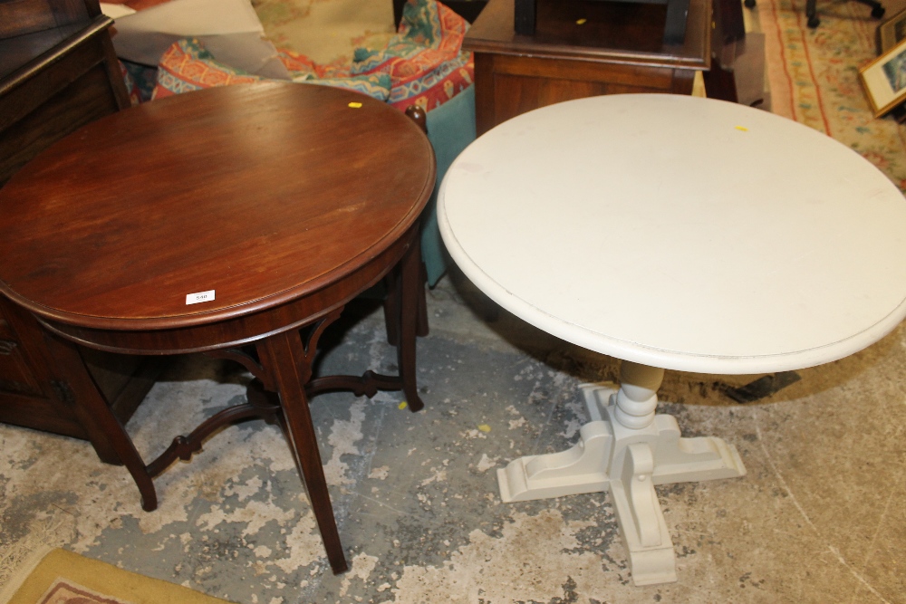 TWO OCCASIONAL TABLES