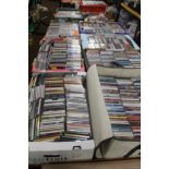 TEN BOXES OF ASSORTED CD'S