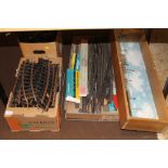 A LARGE QUANTITY OF MODEL RAILWAY ITEMS, TO INCLUDE TRACK, ETC