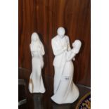 A ROYAL DOULTON 'CONGRATULATIONS' FIGURE + ANOTHER