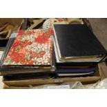 A SELECTION OF POSTCARD ALBUMS