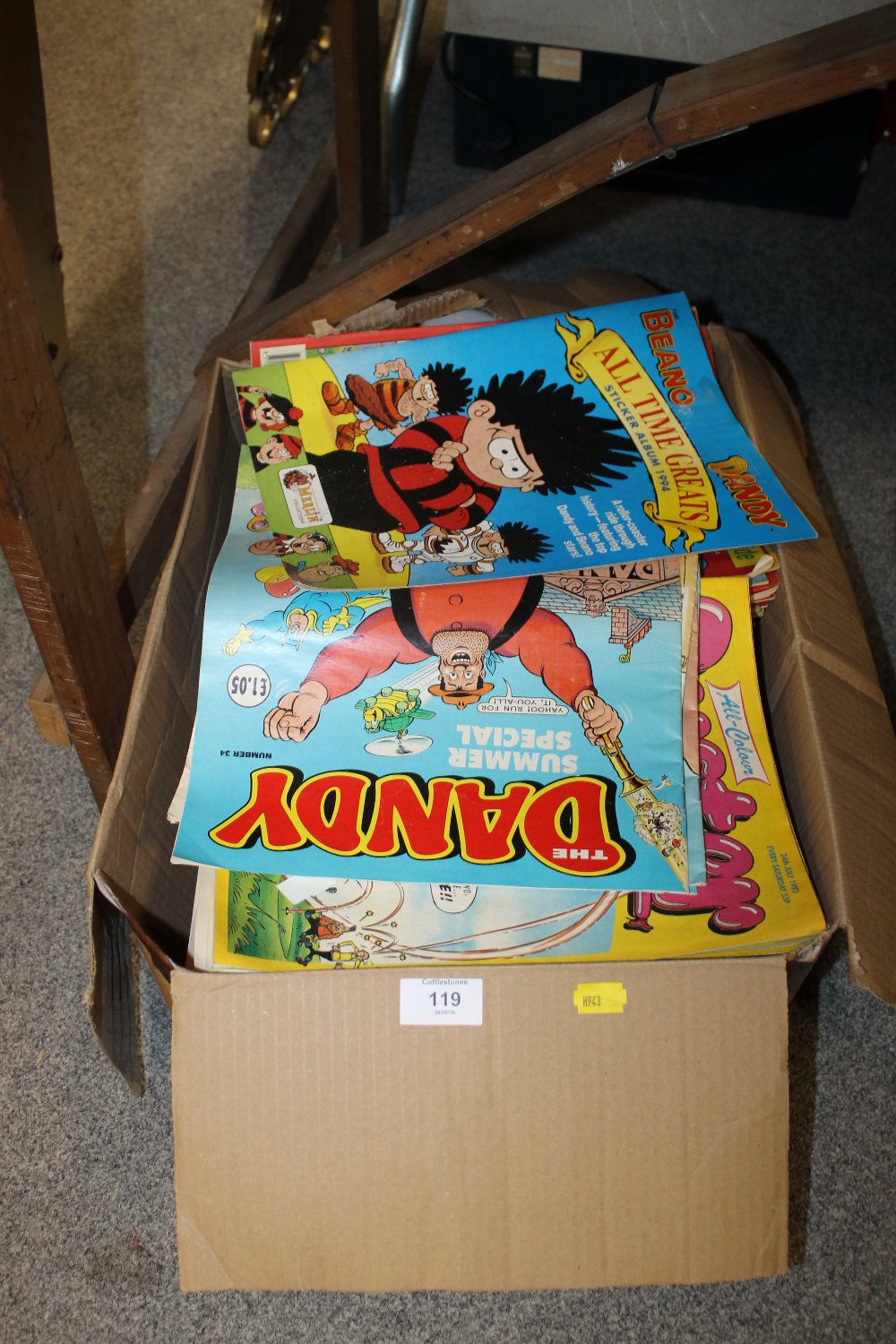 A BOX OF BEANO & DANDY ANNUALS