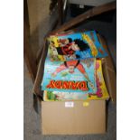 A BOX OF BEANO & DANDY ANNUALS