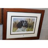 MICK CAWSTON - SIGNED LIMITED EDITION PRINT OF A SPRINGER SPANIEL 278/495