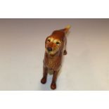 A SYLVAC RED SETTER DOG FIGURE