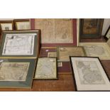 A COLLECTION OF VINTAGE & REPRODUCTION MAPS TO INC R. MORDEN