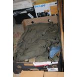 A TRAY OF COLD WARE ERA MILITARY ITEMS