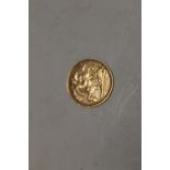 A VICTORIAN HALF SOVEREIGN DATED 1901