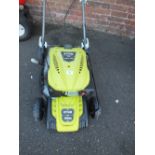 A RYOBI 140CC PETROL LAWN MOWER