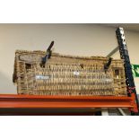 A LARGE WICKER BASKET