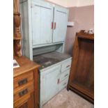 A RETRO 60S TYPE KITCHEN UNIT