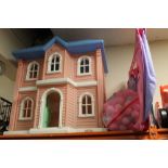 A LARGE PLASTIC LITTLE TYKES DOLLS HOUSE & A GIRLS BALL PIT