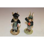 TWO BOXED ROYAL DOULTON BUNNYKINS FIGURES 'BE PREPARED BUNNYKINS' & ' SCHOOLMASTER BUNNYKINS'