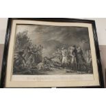 A FRAMED ENGRAVING 'THE SORTIE MADE BY THE GARRISON OF GIBRALTAR IN THE MORNING OF THE 27TH NOVEMBER