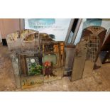 A LARGE QUANTITY OF ASSORTED MIRRORS