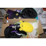 TWO LARGE BOXES INCLUDING HALLOWEEN OUTFITS AND PROPS