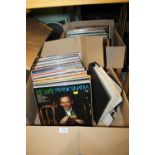 A LARGE QUANTITY OF LP RECORDS TO INC FRANK SINATRA