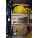 A QUANTITY OF HOUSEHOLD ELECTRICALS TO INC A RUSSEL HOBBS TABLE TOP COOLER, PANASONIC COMBINATION
