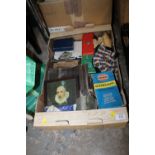 A BOX OF ASSORTED VINTAGE ITEMS