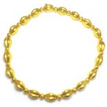 Ilias LALAOUNIS Greek Jeweller A Mycenaean inspired bead sautoir necklace 22 carat yellow gold