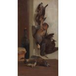 Apostolos GERALIS Greek, 1886-1983 Still life with hunting oil on canvas signed lower left