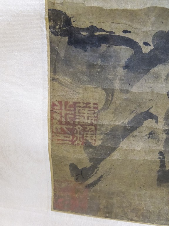 (2) Asian Hand Colored Scrolls. - Image 6 of 10