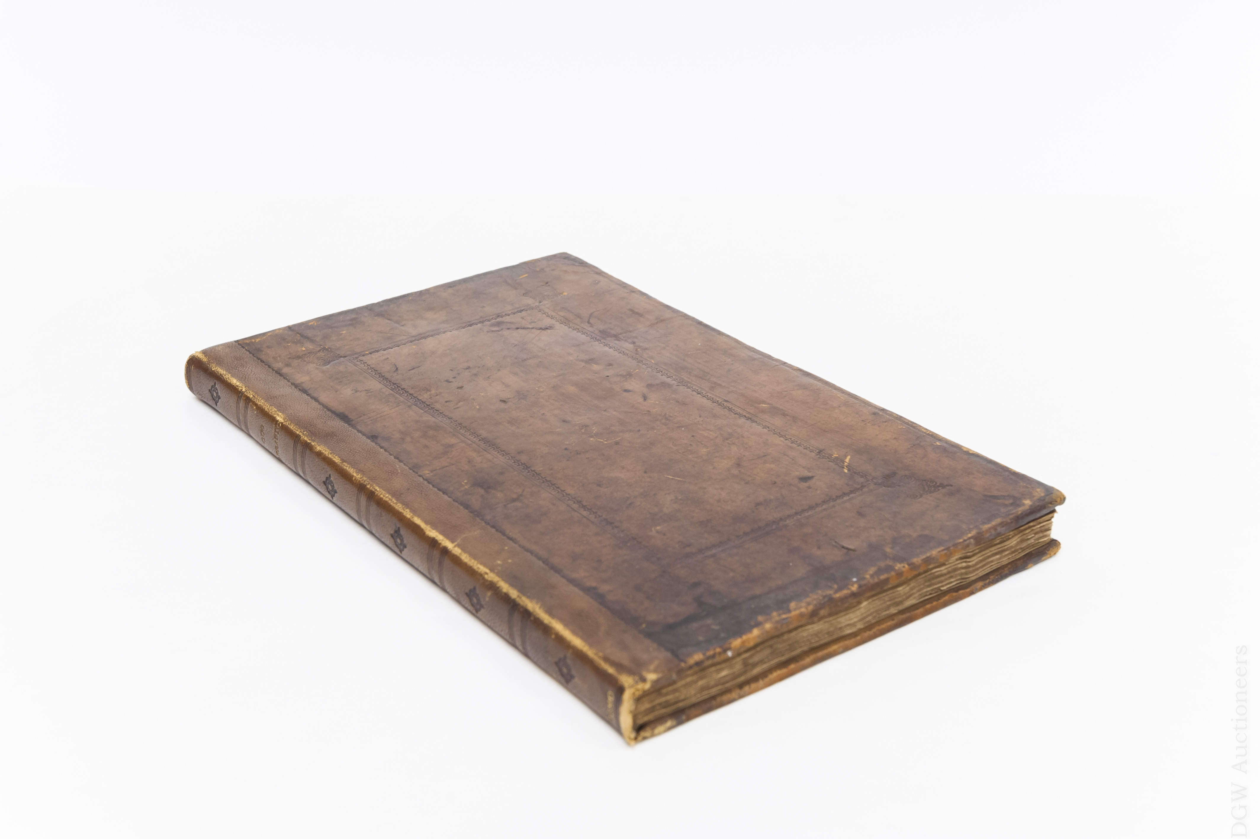 17th C. Leather Bound Volume, Proceedings of Kings-Bench.