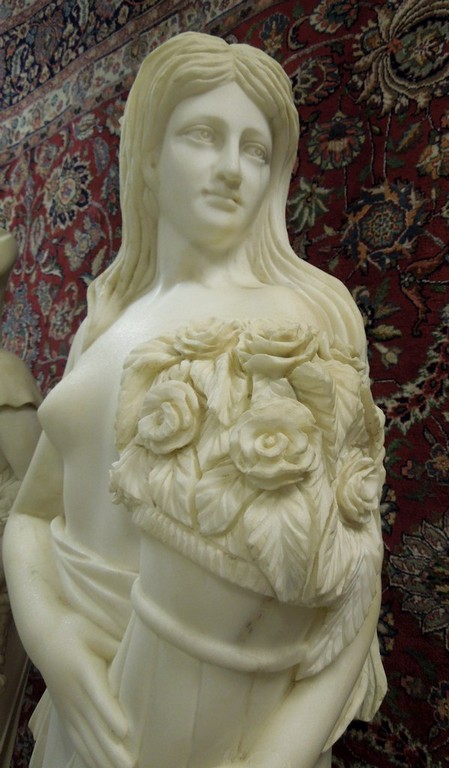 Italian Marble Statues, The Four Seasons - Image 3 of 9