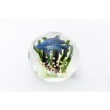 Janet Kelman Signature Fish Paperweight.