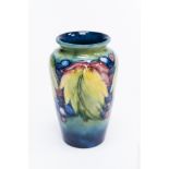Moorcroft Pottery Vase, (5" tall).
