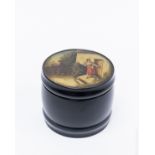 Vishnikov 19th Century Russian Lacquer Tea Caddy.