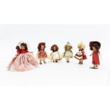 (6) Vintage Nancy Ann Storybook Dolls.