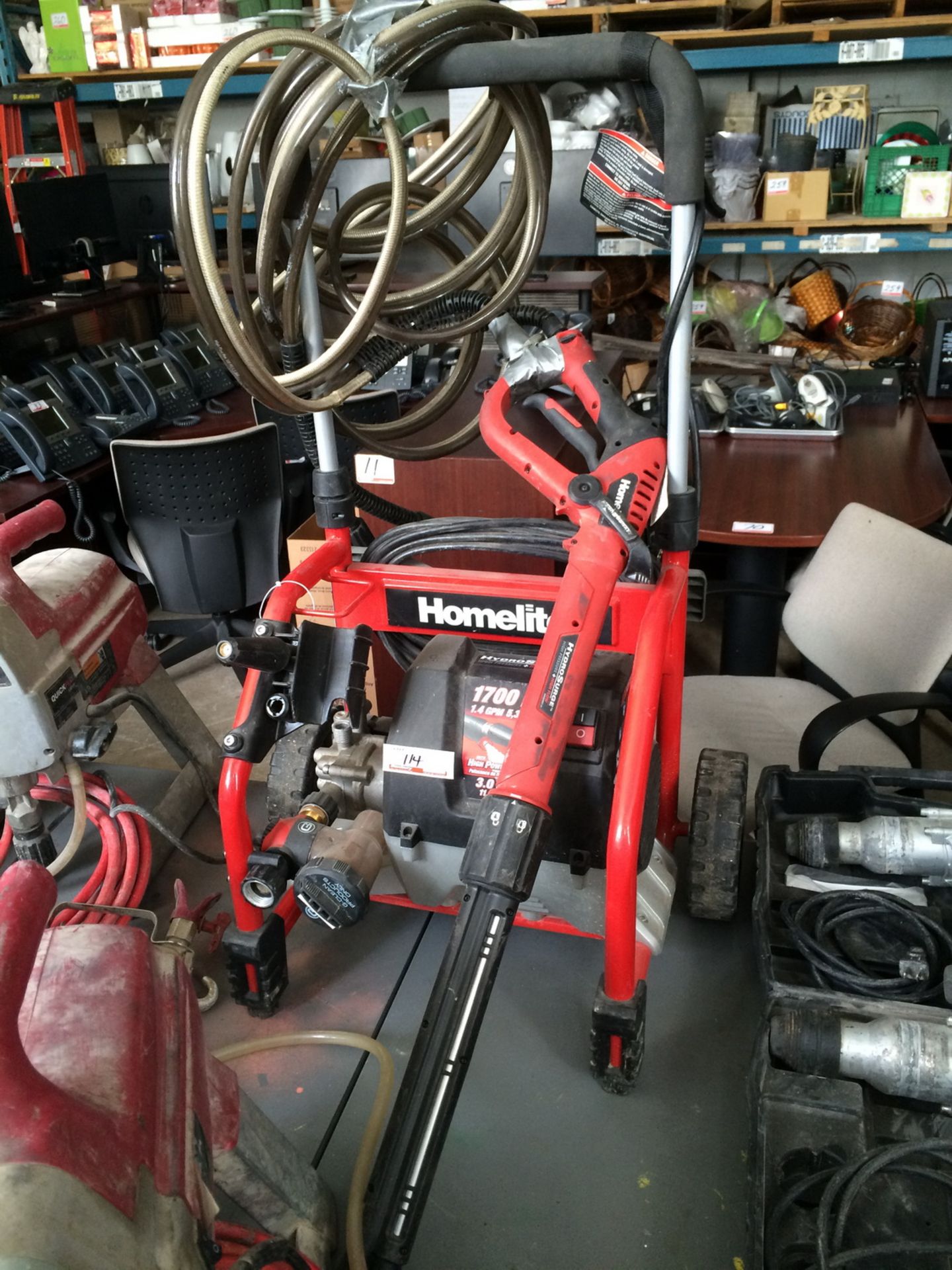 HOMELITE HYDRO SURGE ELECTRIC 1700 PSI POWER WASHER