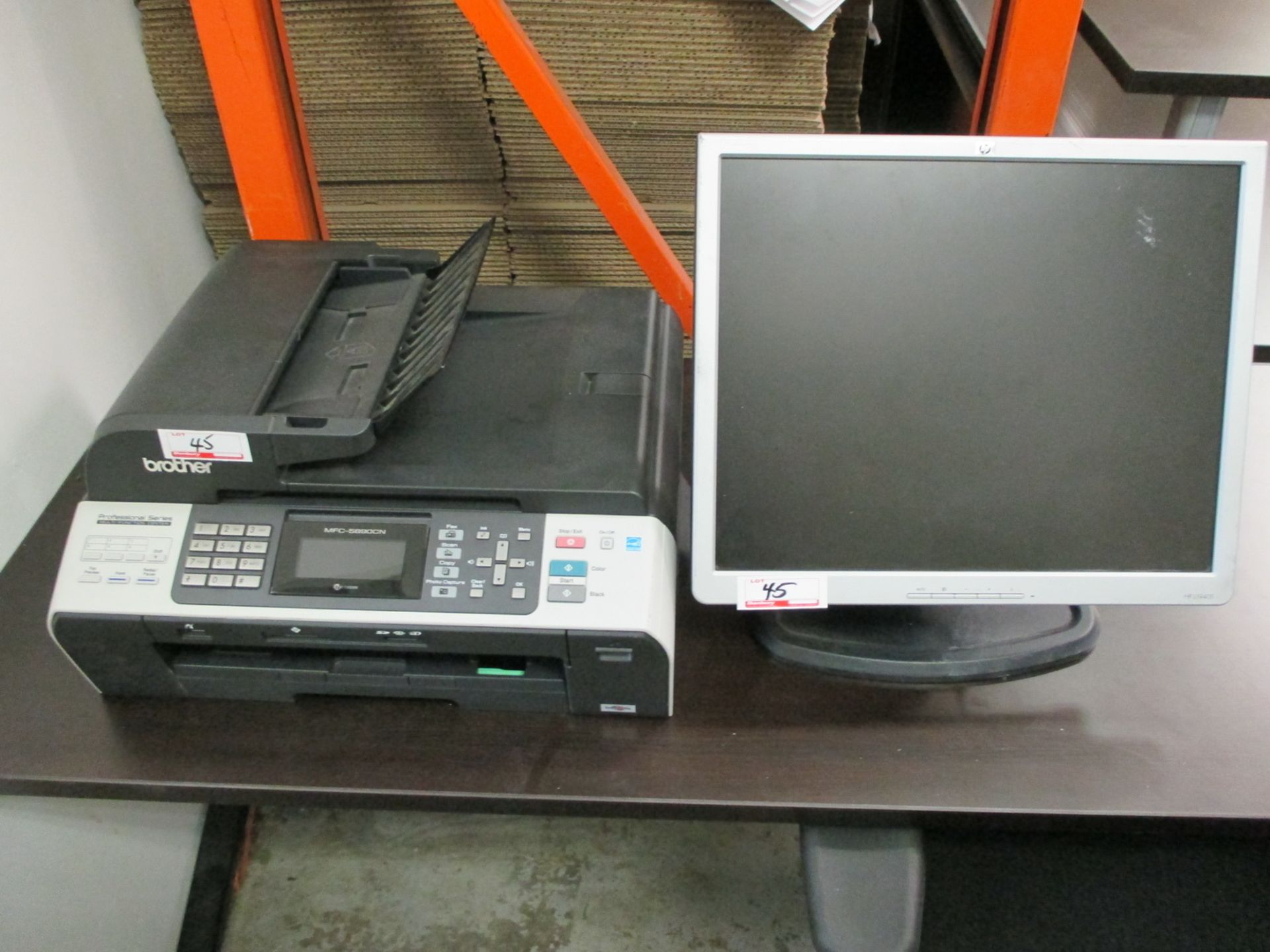 LOT - BROTHER MFC589CN ALL-IN-ONE PRINTER & HP L1940T LCD MONITOR