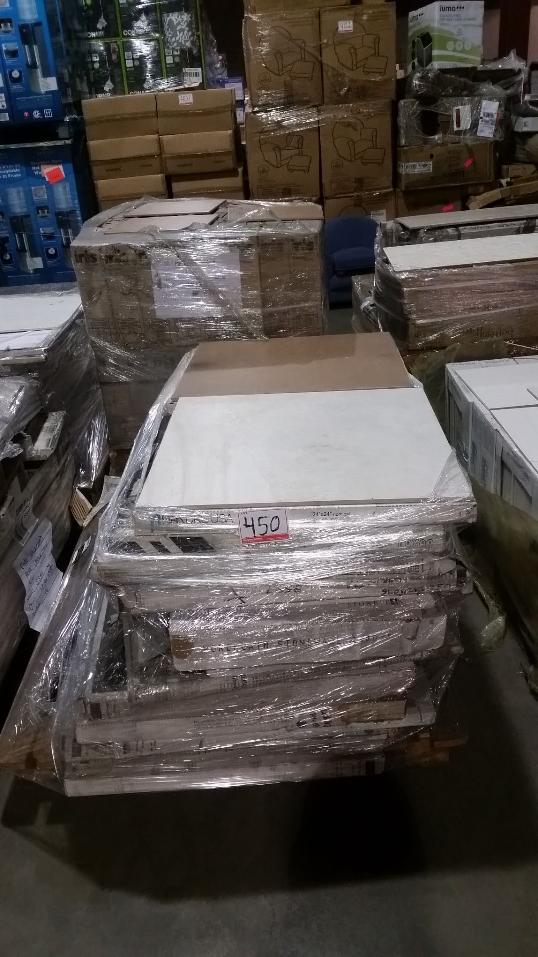 LOT - ASSORTED SKID OF TILES