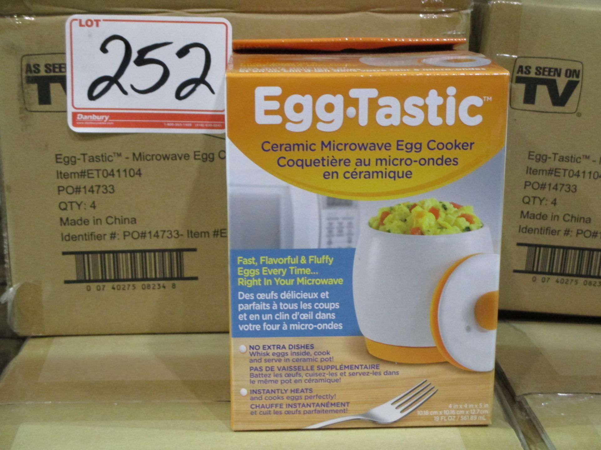 UNITS - EGG-TASTIC EGG COOKERS (4 UNITS/BOX - 57 BOXES)