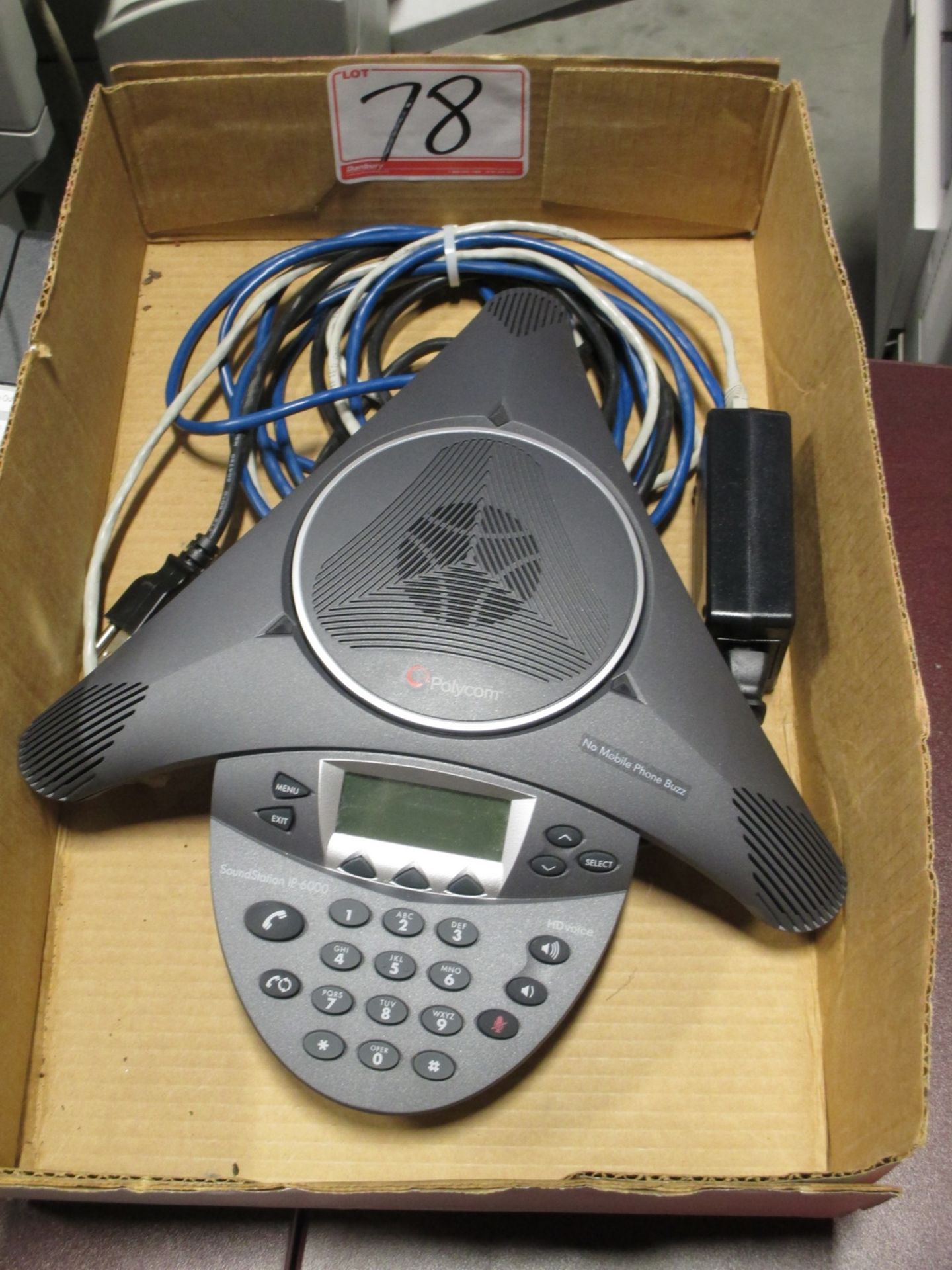 POLYCOM IP 6000 SOUND STATION S/N 0004 F2F6EFF0