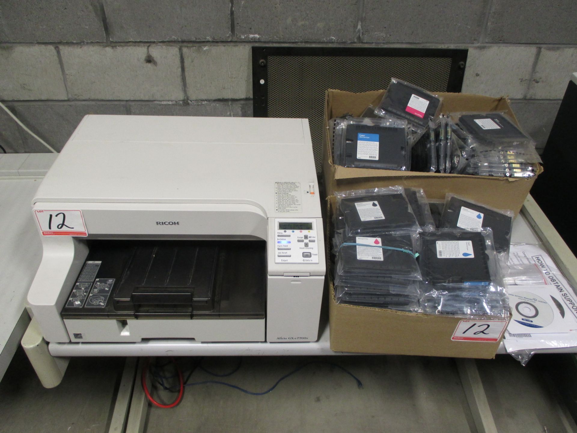 RICOH MODEL AFICIO GXE7700N COLOR PRINTER