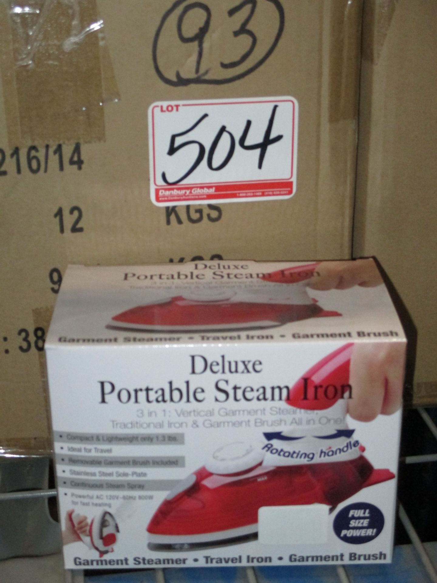 PCS - DELUXE PORT STEAM IRONS