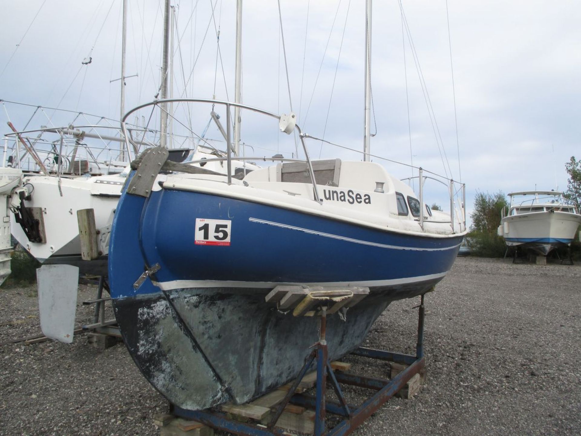 1978 HALMAN NORDICA 20'L / 8' BEAM SAILBOAT W/ CARRIAGE (NO SAILS), S/N 4HL002290878, REG# - Bild 2 aus 5