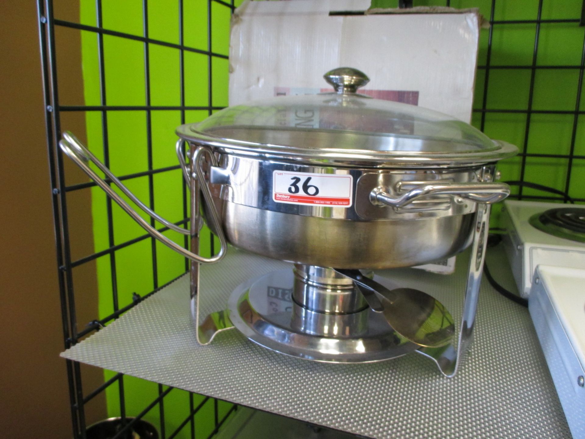 SEVILLE 18/10 STAINLESS 4-QUART 13" DIA CHAFING DISH