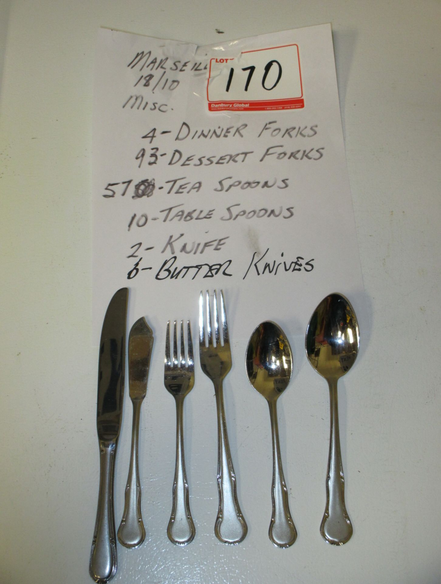 LOT - MARSEILLE 18/10 S/S ASSTD CUTLERY