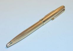 Kugelschreiber in Mass. 585 Gelbgold Marke "585", Besitzergravur, Gelbgold ca. 15 gr GG - 32gr